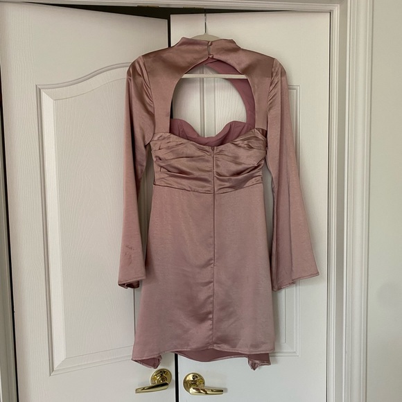 Satin Mini Dress - Picture 3 of 4